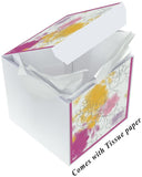 Gift Box,Kati Carmen, 7x7x7", comes flat & pops up in seconds