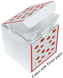 Gift Box, Kati, Lips, 7x7x7 ", comes flat & pops up in seconds