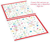 Gift Box,Kati Happy Birthday, 7x7x7", comes flat & pops up in  seconds