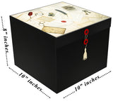 Antique Lodi EZ Gift Box 10x10x8 Inches - ezgiftbox