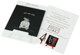 Mini Easel,Let's Get Lost, Blank  Greeting Cards Artwork For All Occasions