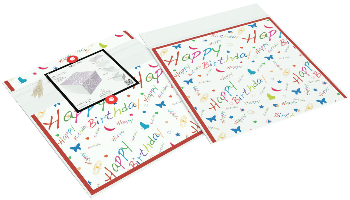 Happy Birthday Rita EZ Gift Box 10x10x8 Inches | Large Gift