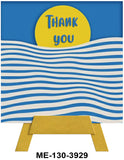 Mini Easel,Thank You, Blank Greeting Cards, Artwork For All Occasions