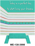 Mini Easel,Perfect Day To Start, Blank Greeting Cards, Artwork For All Occasions