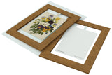 Mini Swing,Bouquet of Pansies, Elegant Blank Greeting Cards