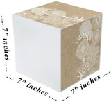 Gift Box,Kati, Coral, 7x7x7", comes flat & pops up in seconds