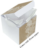 Gift Box,Kati, Coral, 7x7x7", comes flat & pops up in seconds