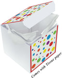 Gift Box,Kati Napoli, 7x7x7",comes flat & pops up in seconds