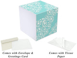 Gift Box, Kati Cassandra,  7x7x7", comes flat & pops up in seconds