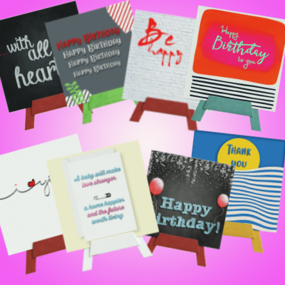 Mini Easel Greeting Cards