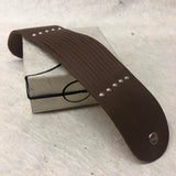 Leather Cuff Bracelet for Women. Brown,  Genuine Leather, Vendome