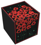 Gift Box,Kati Poppies, 7x7x7", comes flat & pops up in seconds