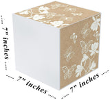 Gift Box, Kati, Butterlies, 7x7x7", comes flat & pops up in seconds