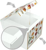 Gift Box, Rita,Tulip ,10x10x8",comes flat & pops up in seconds