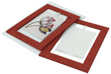 Mini Swing,2 Tiger Tulips  Elegant Blank Greeting Cards