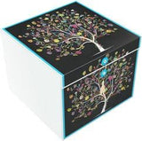 Gift Box, Rita, Confetti Tree, 10x10x8", comes flat & pops up in seconds