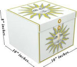 Gift Box, Rita, Sun ,10x10x8", comes flat & pops up in seconds