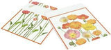 Gift Box, Rita, Poppies Field, 10x10x8", comes flat & pops up in seconds