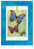Mini Swing, 3 Butterflies ,Elegant Blank Greeting Cards