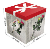 Les Roses EZ Gift Box 10"x10"x10" Inches - ezgiftbox