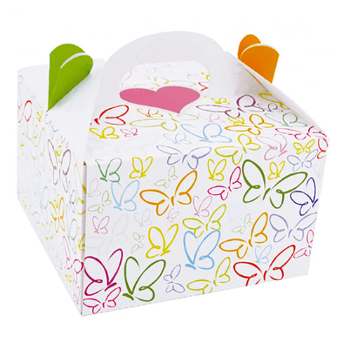 Cake Box Butterflies Set of 2 - 9.5"x9.5"x6" Inches - ezgiftbox