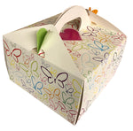 Cake Box Butterflies Set of 2 - 9.5"x9.5"x6" Inches - ezgiftbox