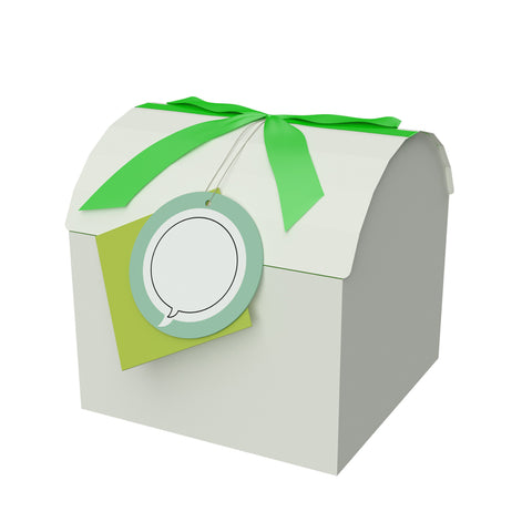 Chest Box Green 5"x5"x5" Inches - ezgiftbox