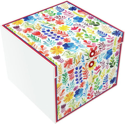 Gift Box, Rita, Flowering ,10x10x8", comes flat & pops up in seconds