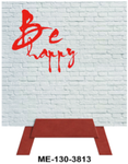 Be Happy Mini Easel, Blank Greeting Cards