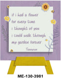 Mini Easel, If I Had A Flower, Blank Greeting Cards Artwork For All Occasions