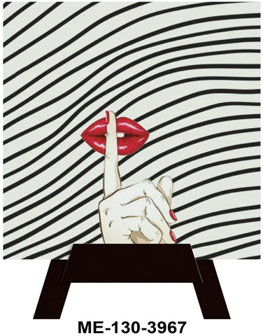 Sshh,  Mini Easel, Blank Greeting Cards Artwork For All Occasions