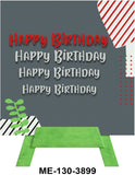 Mini Easel,4x Happy Birthday, Blank Greeting Cards