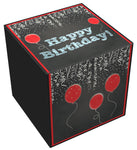 Gift Box, Kati, Happy Birthday, 7x7x7", comes flat & pops up in seconds
