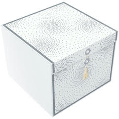 Gift Box, Rita Roma, 10x10x 8", comes flat & pops up in seconds